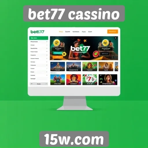 Avaliação do design e usabilidade do site bet77 cassino